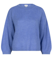 Dante 6 |  Soft openback alpaca sweater Ullysa | blue  | Picture 1