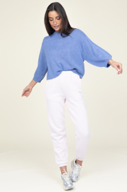 Dante 6 |  Soft openback alpaca sweater Ullysa | blue  | Picture 3