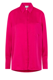  Satin oversized blouse Louda | pink