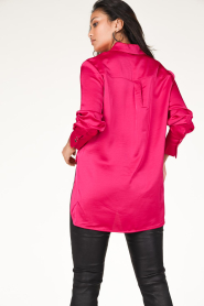Dante 6 |  Satin oversized blouse Louda | pink  | Picture 7