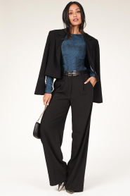 Dante 6 |  Crêpe trousers Zach | black  | Picture 2
