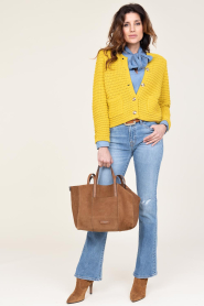 ba&sh |  Tricot cardigan Gaspard | yellow  | Picture 3