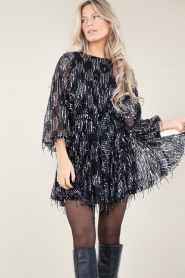 Ibana :  Dress with sequins Frosty | black - img4
