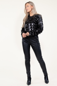 Ibana |  Jacket with sequins Fancy | black  | Picture 3