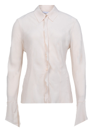 Patrizia Pepe |  Viscose tailored blouse Nino | natural  | Picture 1