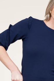 Twinset |  Soft viscose sweater Donna | blue  | Picture 8
