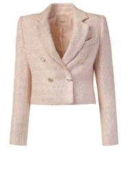 Twinset |  Bouclé blazer with lurex Lilly | pink  | Picture 1
