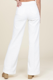 Twinset |  Wide leg denim with buttons Tara | white  | Picture 6
