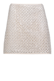 Twinset |  Crochet skirt with sequins Viva | natural  | Picture 1