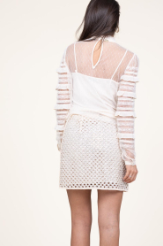 Twinset |  Crochet skirt with sequins Viva | natural  | Picture 9