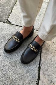 Twinset :  Leather loafers Lover | black - img2