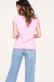 CC Heart |  T-shirt with V-neck Vera | pink   | Picture 6