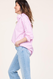 CC Heart |  Crispy cotton blouse Harper | pink  | Picture 7