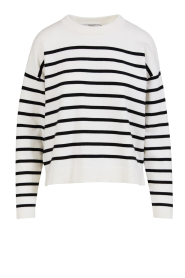  Soft striped sweater Collins | black white