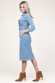 7 For All Mankind |  Stretch denim dress Luxe | blue  | Picture 5