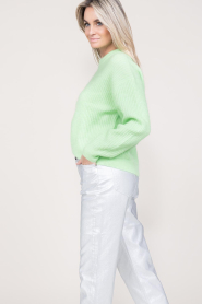Second Female |  Soft mohair ribbed sweater Brooke | green   | Picture 6