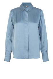  Satin blouse Galla | blue