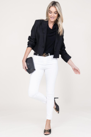 Lois Jeans |  Stretch skinny jeans Celia | white  | Picture 3