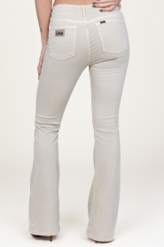Lois Jeans |  Hw flared stretch jeans Raval L34 | beige  | Picture 7