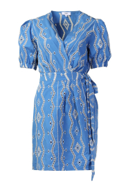 Suncoo |  Embroidery dress Clem | blue  | Picture 1