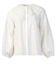  Embroidery blouse Lovely | natural