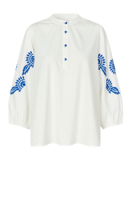 Lollys Laundry |  Top with embroidery Faith | natural  | Picture 1
