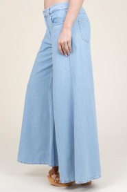 Liu Jo | Lyocell wide leg jeans Xitta | blauw  | Afbeelding 7