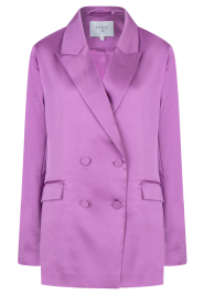  Satin double-breasted blazer Sevigny | purple