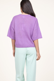 Dante 6 |  Soft alpaca blend sweater Hiaru | purple  | Picture 8