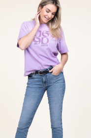 Dante 6 |  Washed out t-shirt with logo Ashton | purple  | Picture 5
