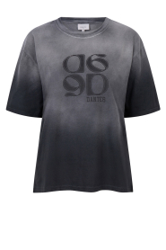 Dante 6 |  Washed out t-shirt with logo Ashton | black