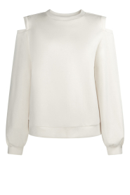  Soft cut-out sweater Gioya | natural
