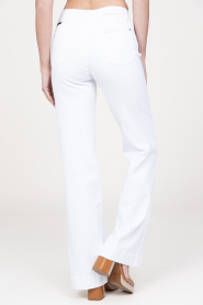 7 For All Mankind |  High waist wide leg pants Dojo | white  | Picture 7