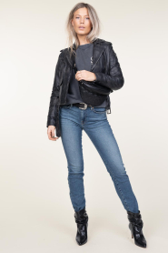 7 For All Mankind |  Mid-waist straight jeans Roxanne | blue  | Picture 3