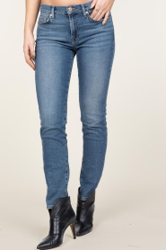 7 For All Mankind |  Mid-waist straight jeans Roxanne | blue  | Picture 4