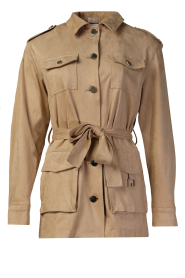 Suéde safari jacket Tonnara | beige