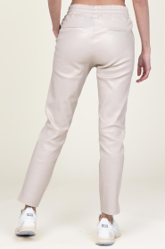 STUDIO AR |  Leather stretch jogger Naomi | natural  | Picture 6