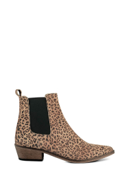 Ivylee Copenhagen |  Leather leopard ankle boots Stella | animal print  | Picture 1