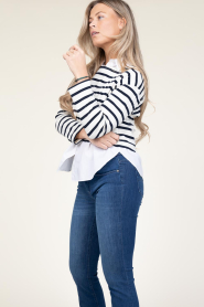 Co'Couture |  Striped sweater Classic | natural  | Picture 9