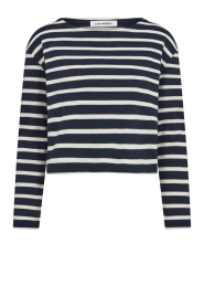 Co'Couture |  Striped sweater Classic | blue  | Picture 1