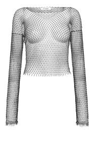 Co'Couture |  Mesh top with sequins Krystal | black  | Picture 1