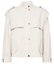 Co'Couture |  Jacket with zip-off sleeves Fiona | natural  | Picture 1