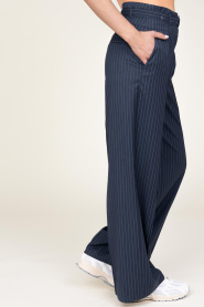 Co'Couture |  Pinstripe trousers Blue | blue  | Picture 5