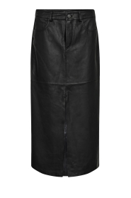 Co'Couture |  Leather skirt Phoebe | black  | Picture 1