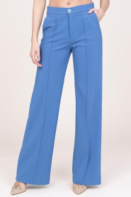 D-ETOILES CASIOPE |  Travelwear wide leg pants Trixie | blue  | Picture 4