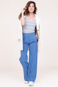 D-ETOILES CASIOPE |  Travelwear wide leg pants Trixie | blue  | Picture 3