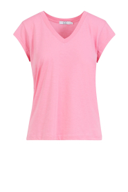 CC Heart | T-shirt met V-hals Vera | garden pink