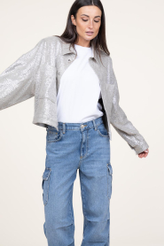 IRO |  Oversized metallic jacket Suzel | metallic  | Picture 5