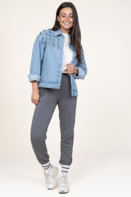 American Vintage |  Washed jogging pants Doven | grey  | Picture 3