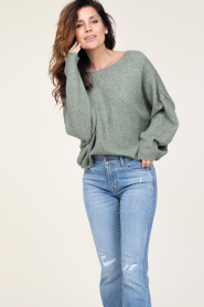 American Vintage |  Soft sweater Damsville | green  | Picture 5